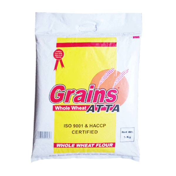 Buy Grains Whole Wheat Atta 5KG At Best Price GrocerApp