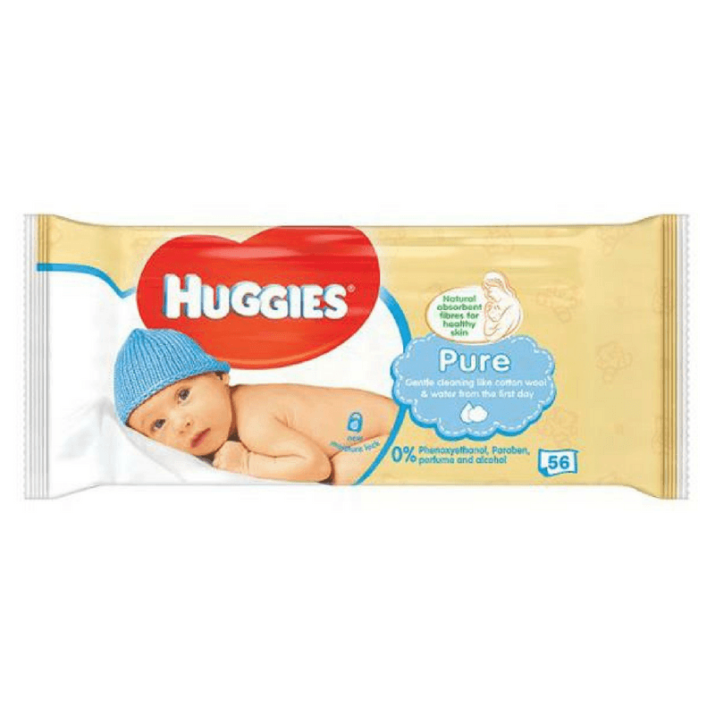 Huggies Baby Wipes Pure Water 56 pcs