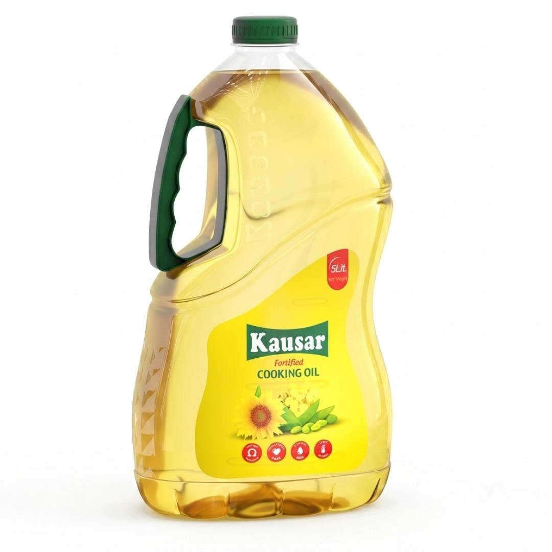 Kausar Cooking Oil Bottle  (5 Ltr)