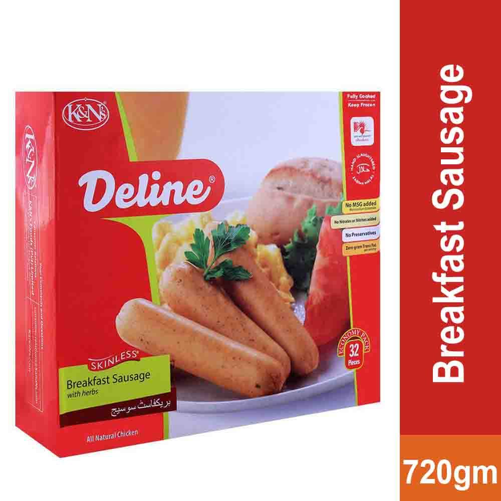 Buy K&N's Breakfast Sausages with Herbs 32 Pieces (720g) At Best Price