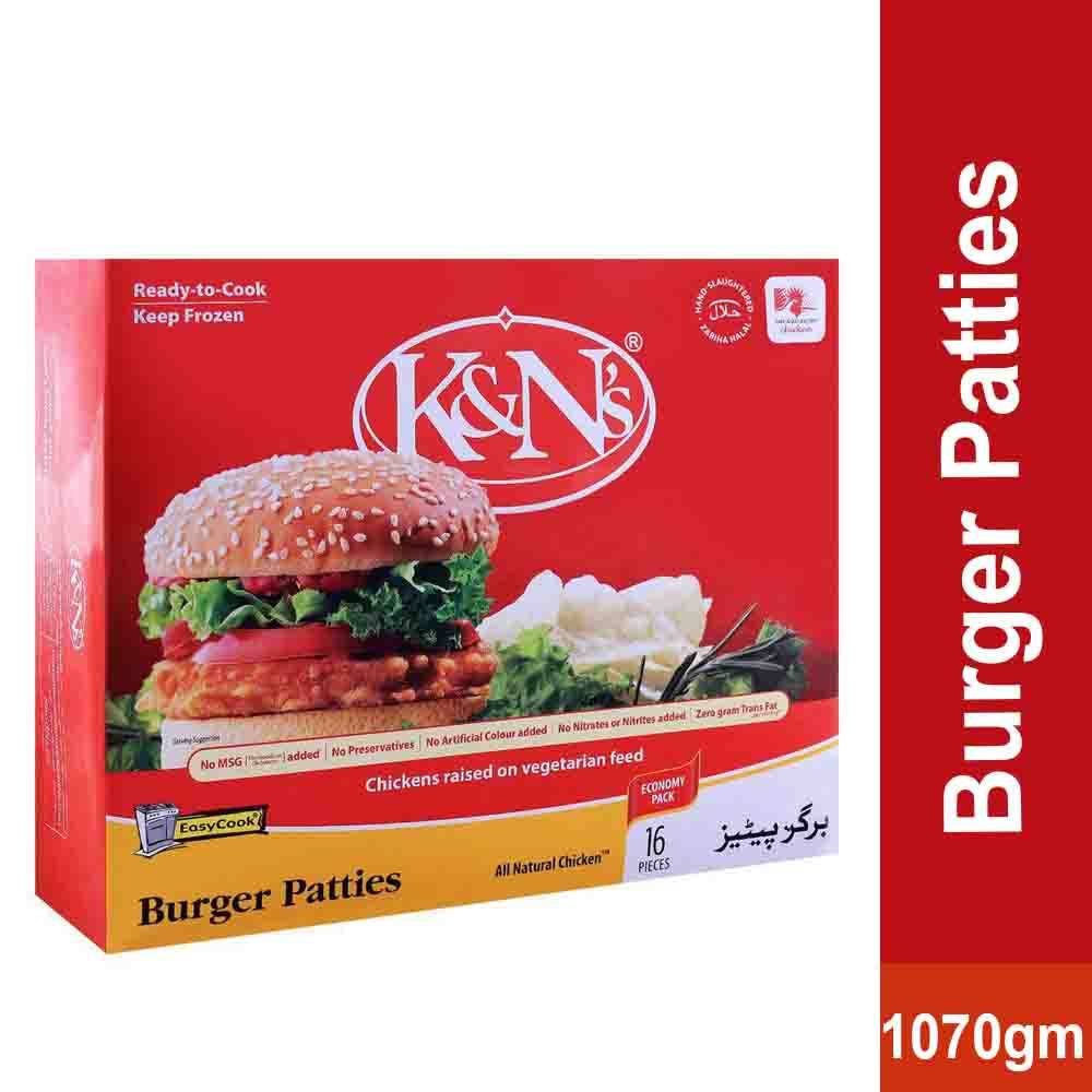 Buy K&N's Burger Patties 16 Pieces (1070g) At Best Price GrocerApp