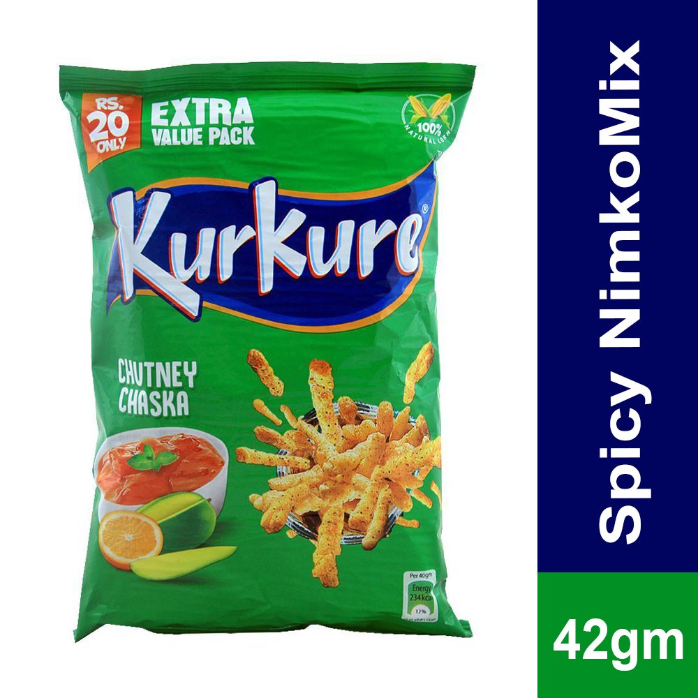 Buy Kurkure Chuttney Chaska Rs 20 Chips & Nimko online