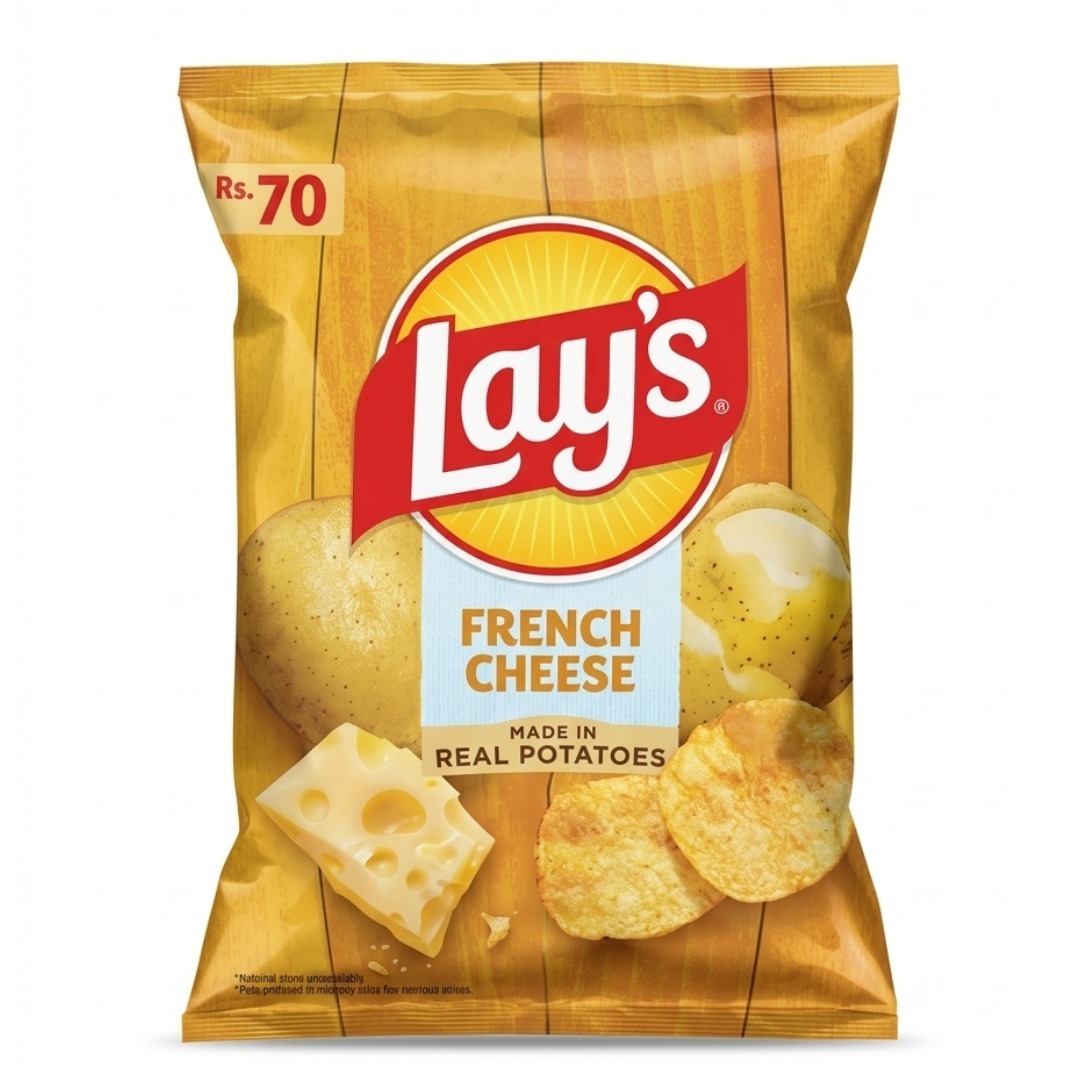 Lays French Cheese Potato Chips Rs 70