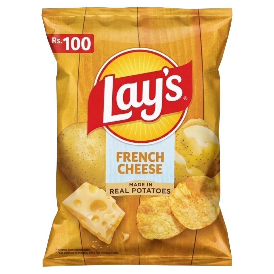 Lays French Cheese Potato Chips Rs 100
