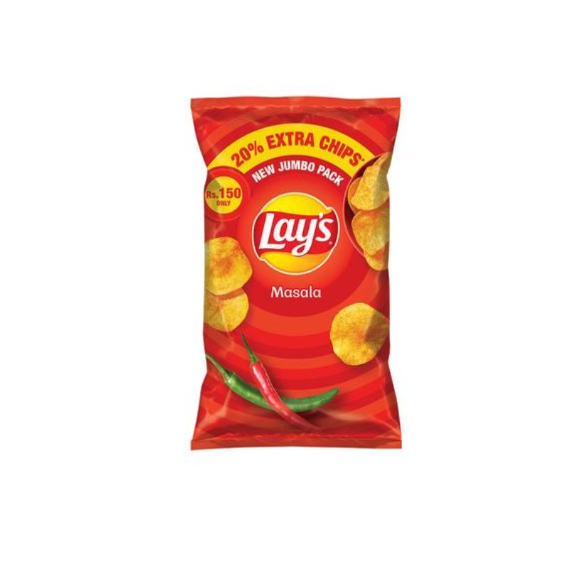 Buy Lays Masala Chips Jumbo Pack Rs.150 At Best Price - GrocerApp