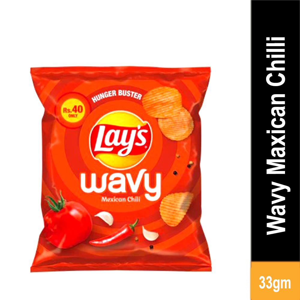 Buy Lays Wavy Mexican Chilli Rs 40 At Best Price GrocerApp