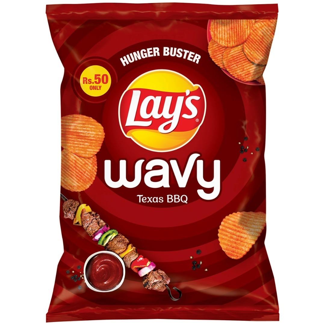 Lays Wavy Texas Barbeque Rs 50