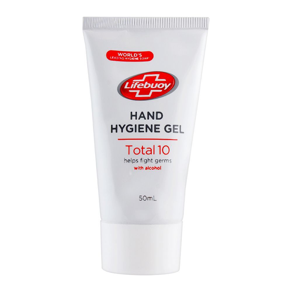 Lifebuoy Hand Hygiene Gel Total 10 Help Fight Germs with Alcohol 50 ml | Made in France