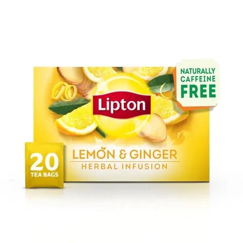 Lipton Lemon & Ginger (20 Tea bags)