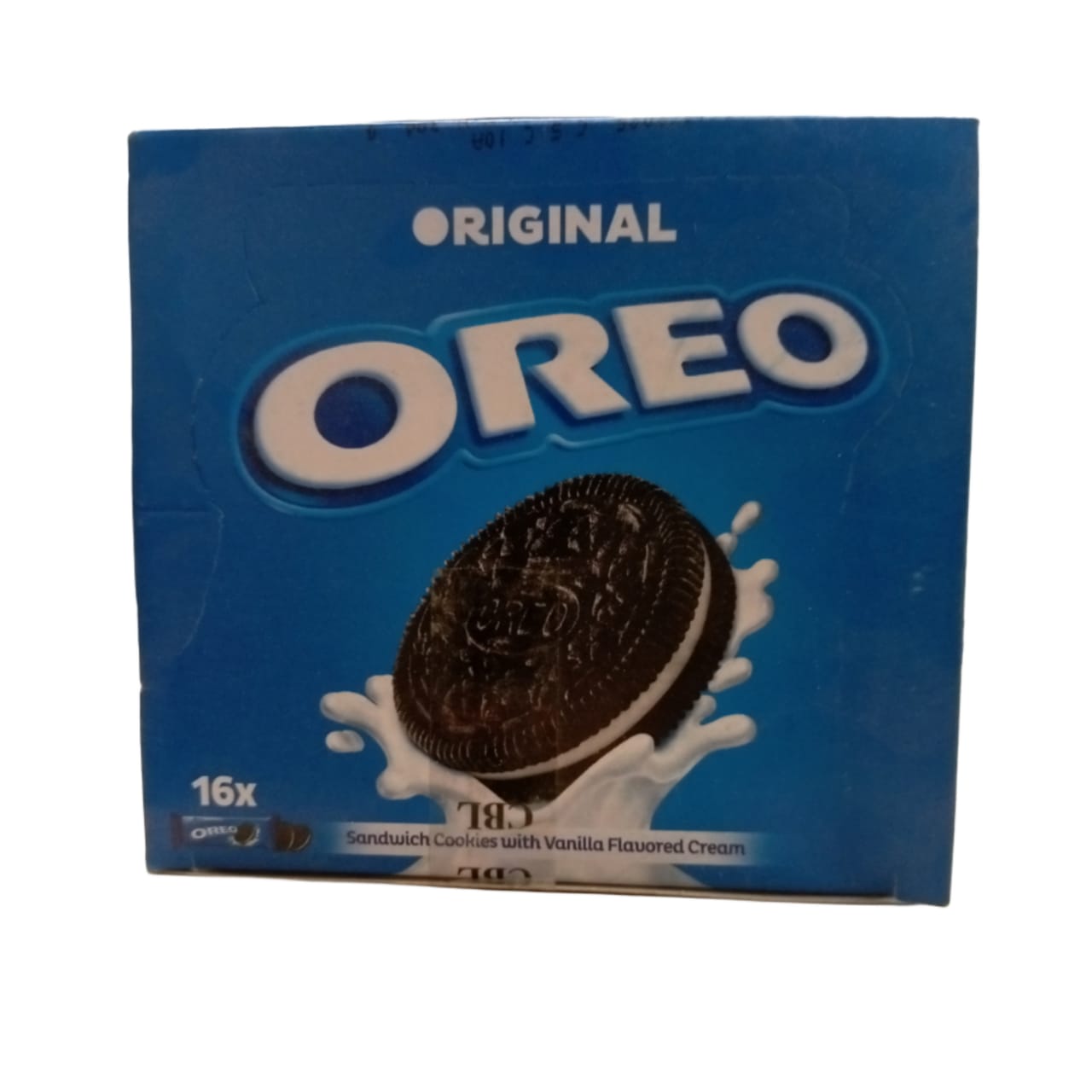 LU Original Oreo Sandwich Cookies With Vanilla Cream (1X16)