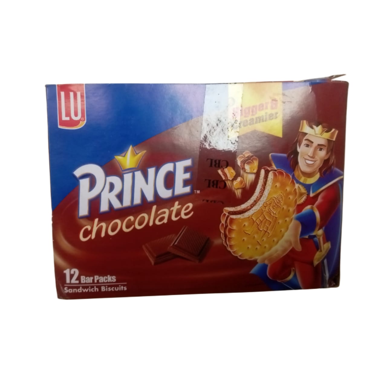 LU Prince Chocolate Sandwich Biscuits Bar Pack (1X16)