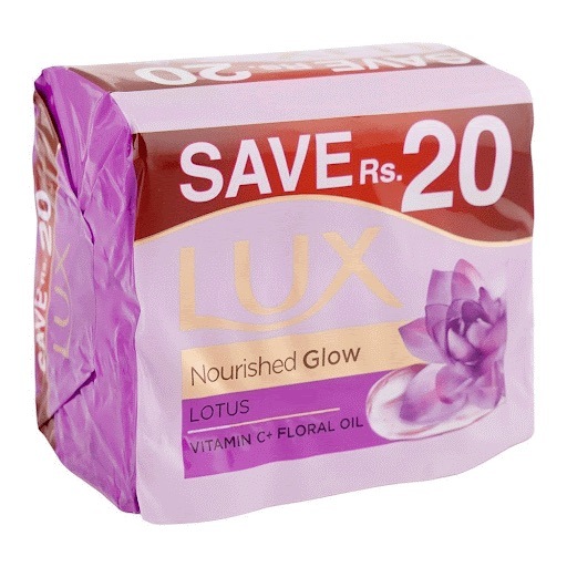 LUX Norished Glow Lotus 3 in 1 Soap (3pcs)