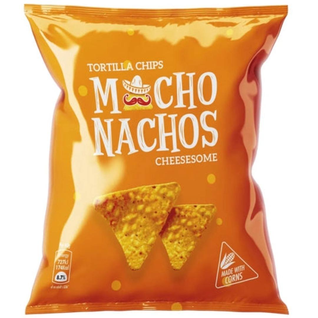 Macho Nacho Tortilla Chips Cheesesome (110g)