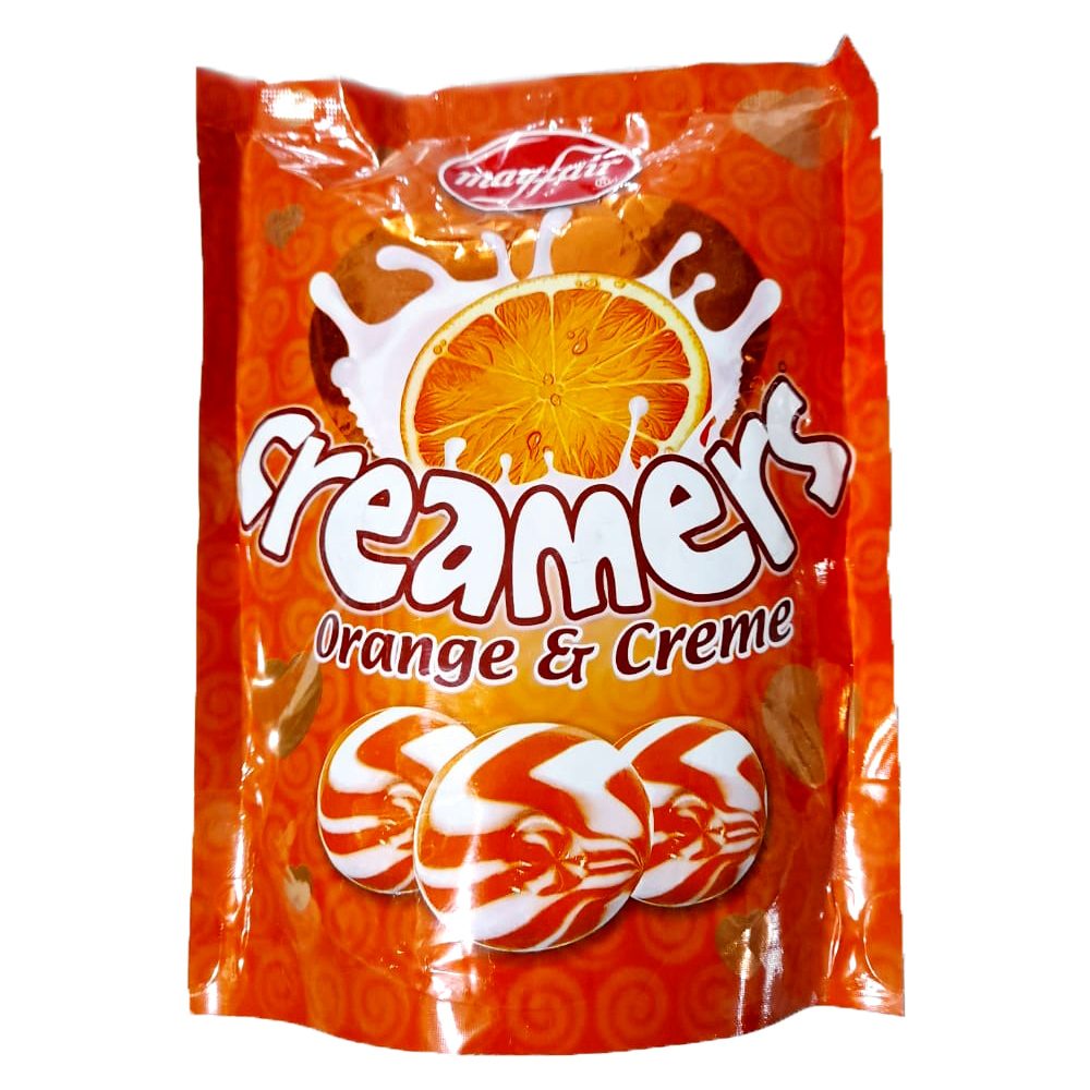 Buy Mayfair Creamers Orange & Creme Flavour 50Pcs Pack At Best Price