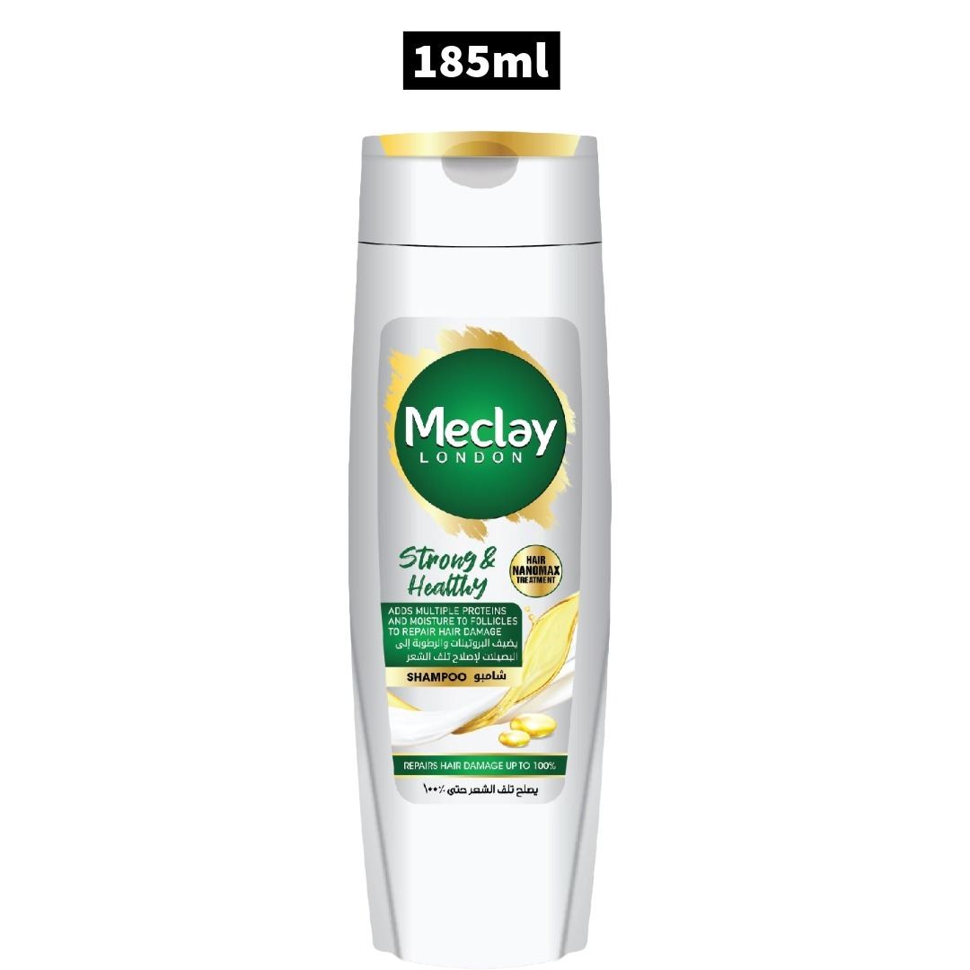 Meclay London Strong & Healthy White Shampoo (185ml)