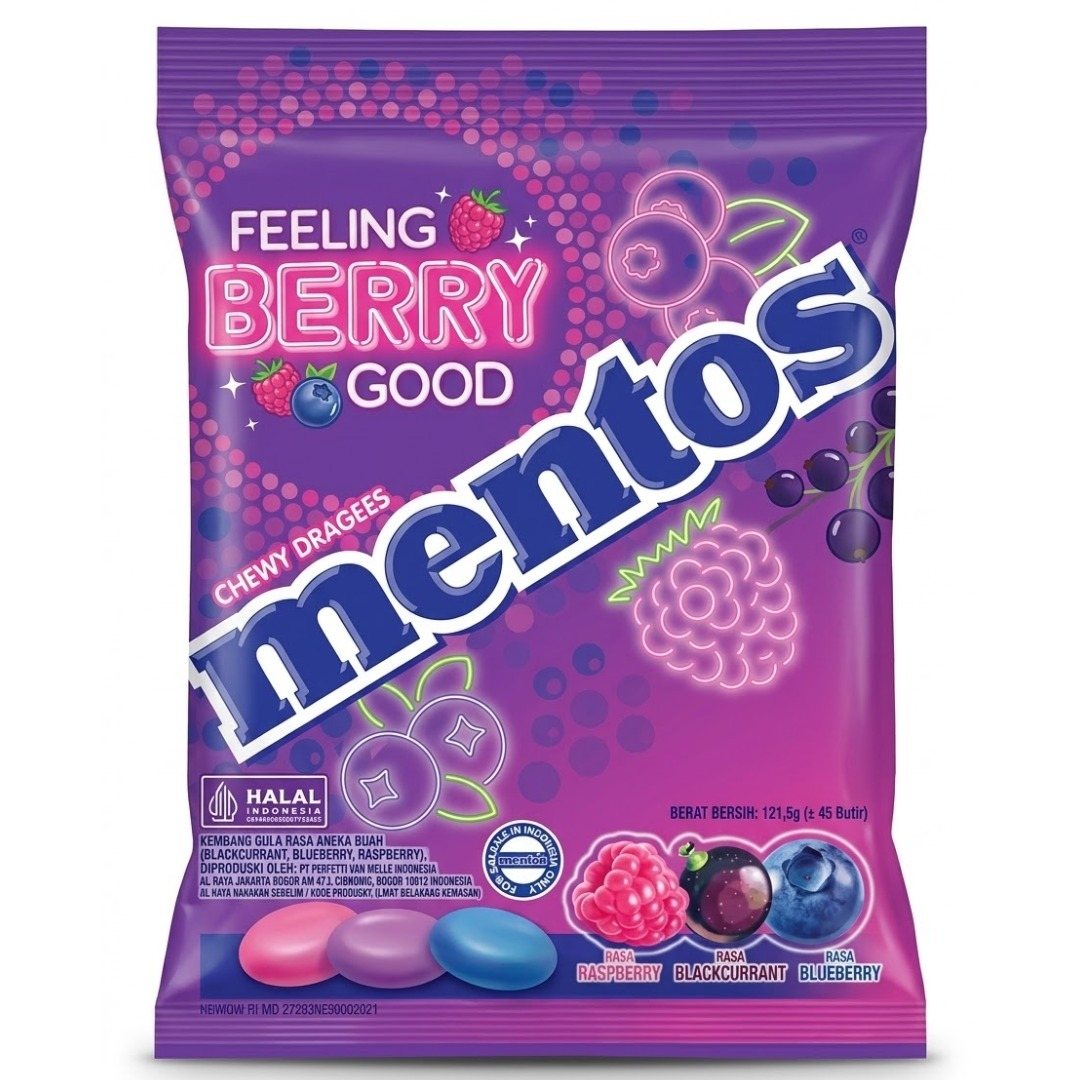 Mentos Chewy Dragees (Berries Flavour)