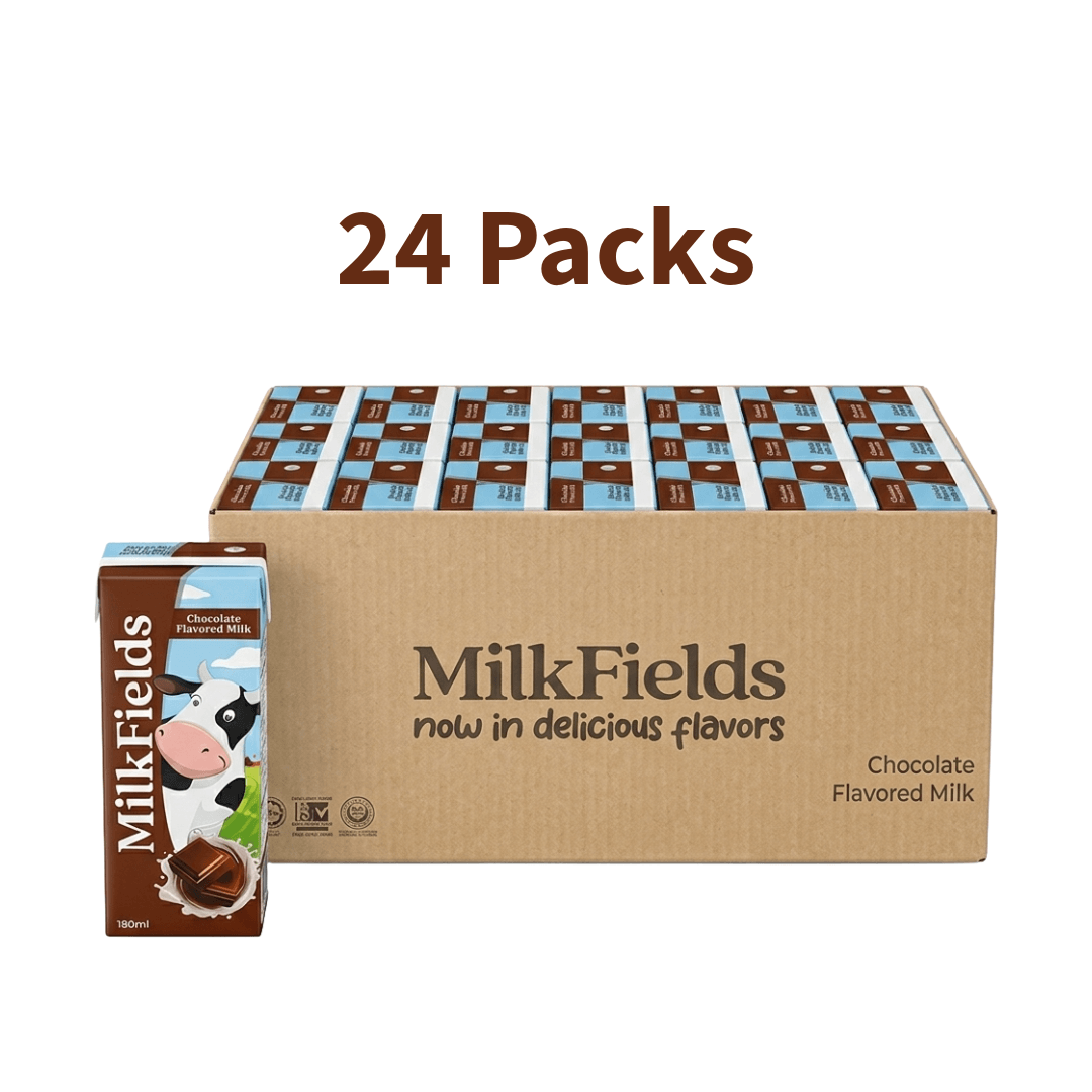 MilkFields Flavored Milk Chocolate 180ML X 24