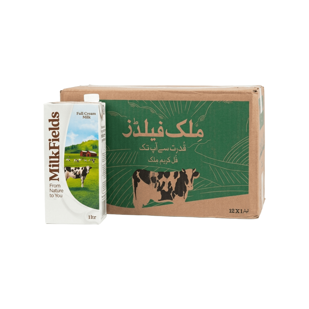 MilkFields UHT Full Cream Milk 1000ML X 12