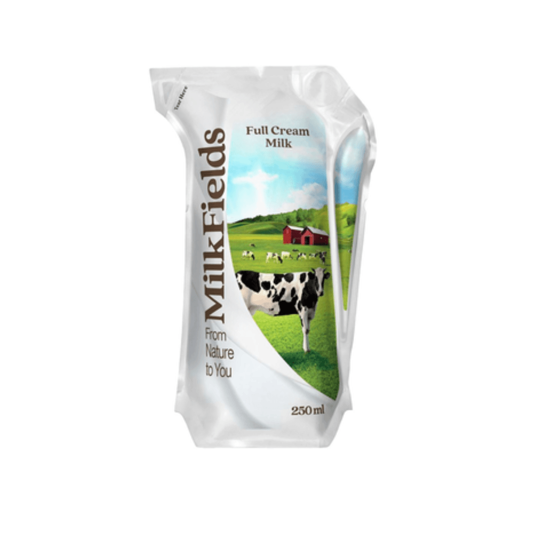 MilkFields UHT Full Cream Milk Ecolean 250 ML