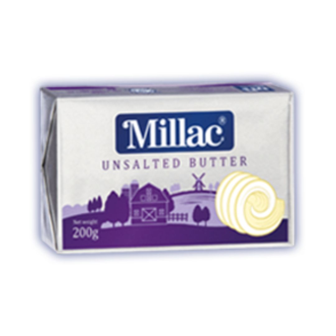 Millac Unsalted Butter (200g)