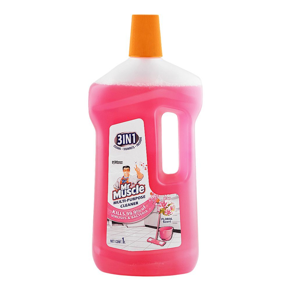 Mr.Muscle Multi Purpose Cleaner Floral 3in1 (1Ltr)