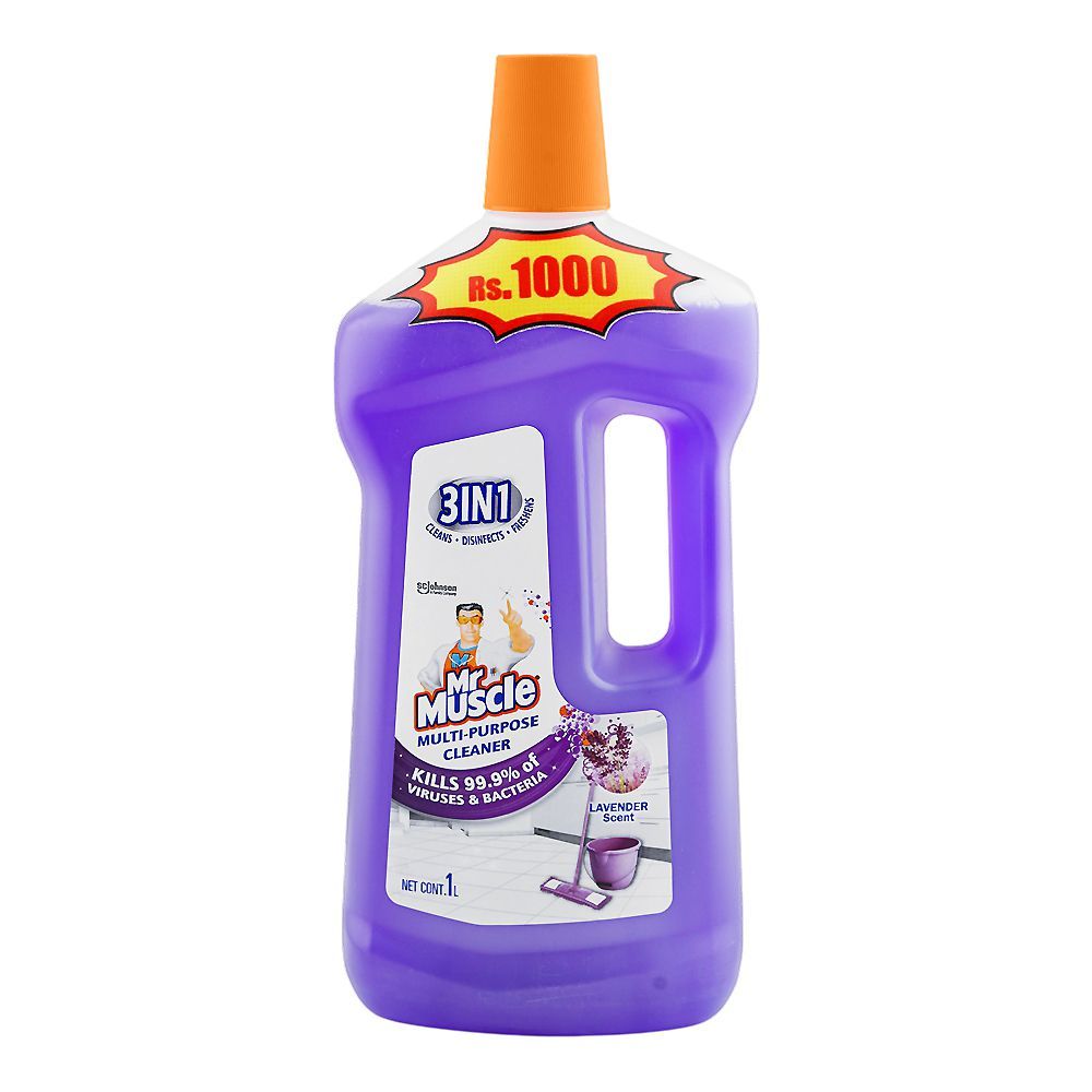 Mr.Muscle Multi Purpose Cleaner Lavender 3in1 (1Ltr)