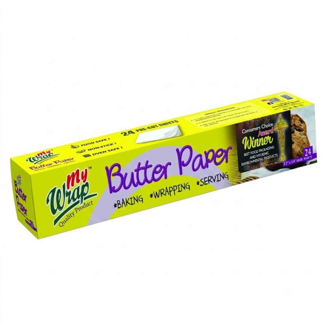 My Wrap Butter Paper -Large   [ 12x14 inch -24 Sheets ]