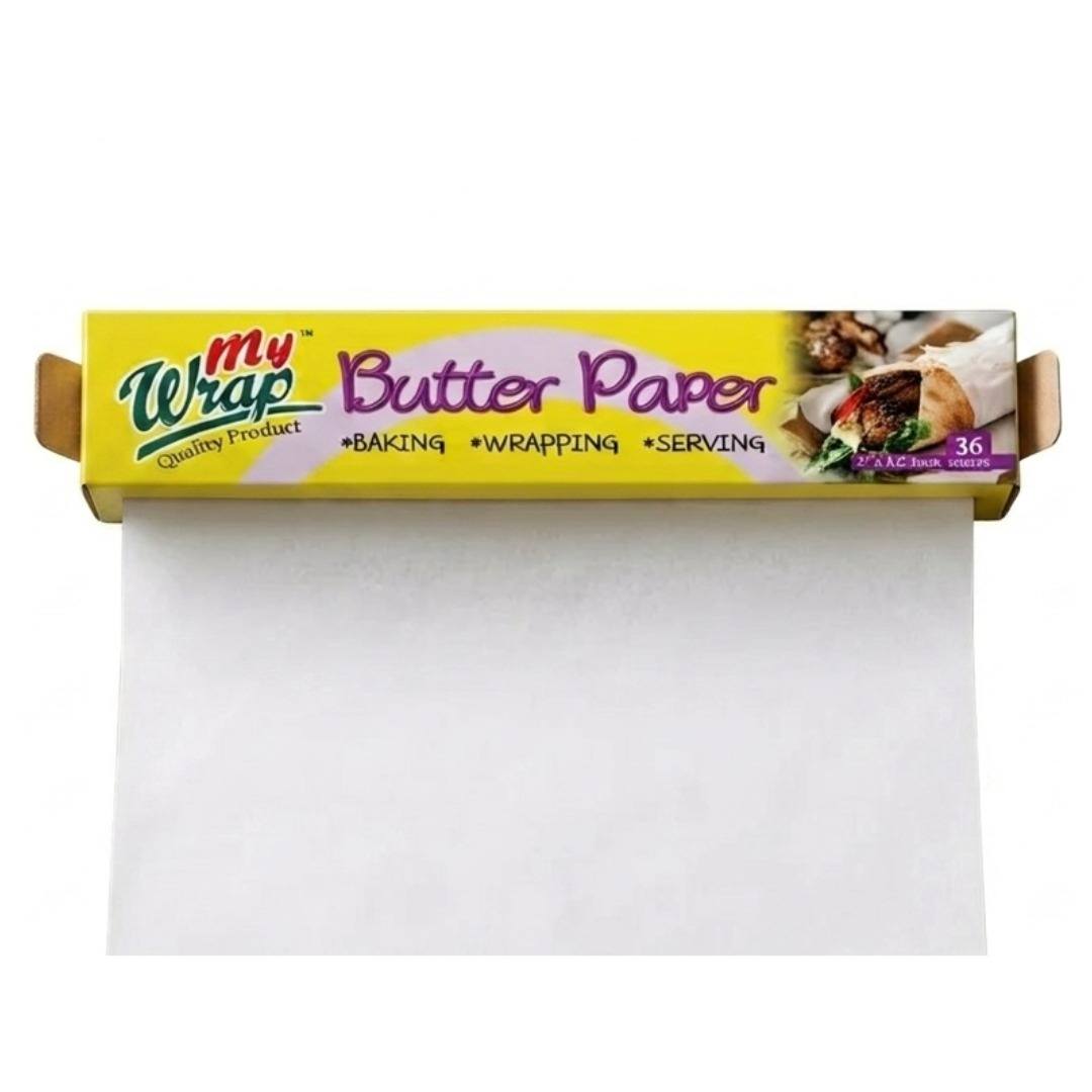 My Wrap Butter Paper -Medium  [ 9x12 inch -36 Sheets ]