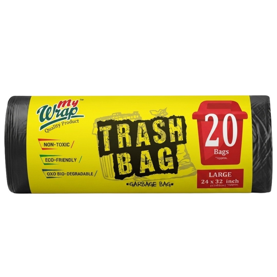My Wrap  Trash Bags Large( Loose Roll  24x38 inch - 20 bags )