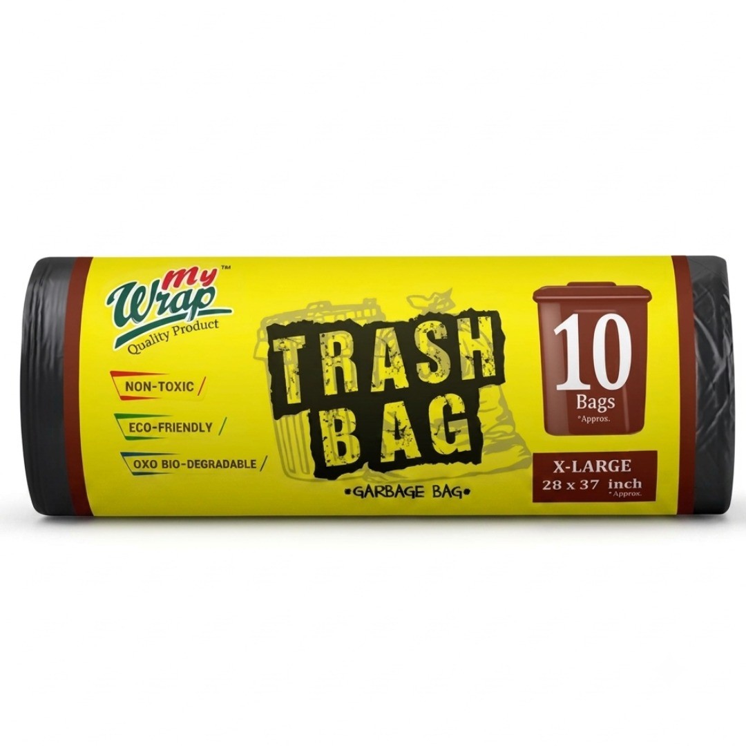 My Wrap  Trash Bags X Large( Loose Roll  28x38 inch - 10 bags )