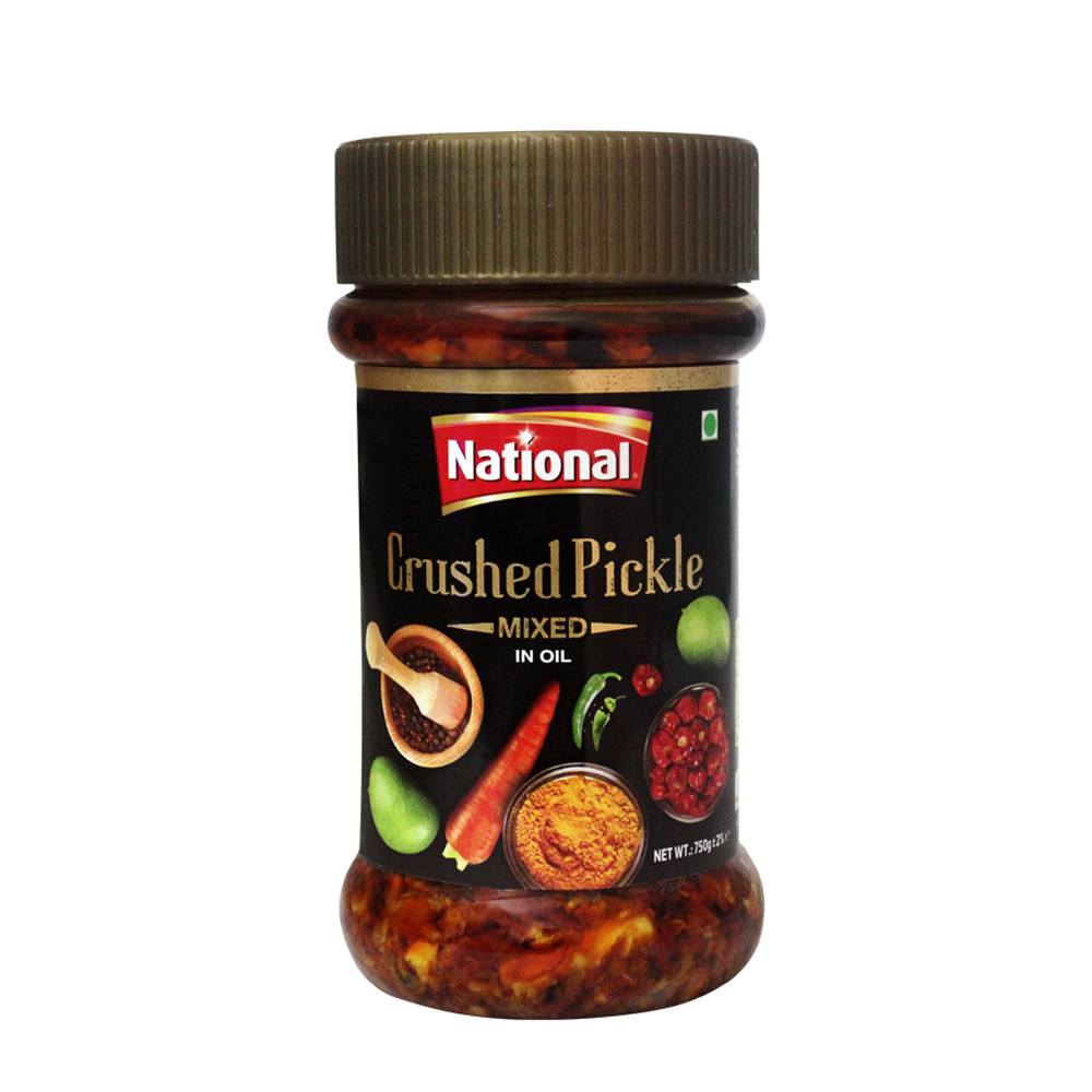 Buy National Crushed Mix Pickle 750gm: Pickles online - GrocerApp