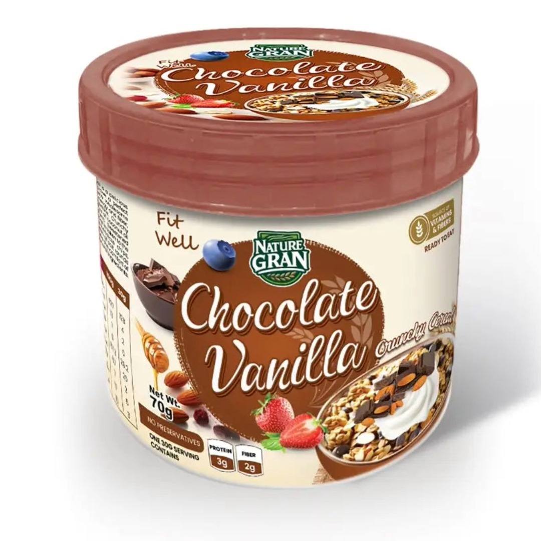 Nature Gran Chocolate Vanilla Delight Granola Jar