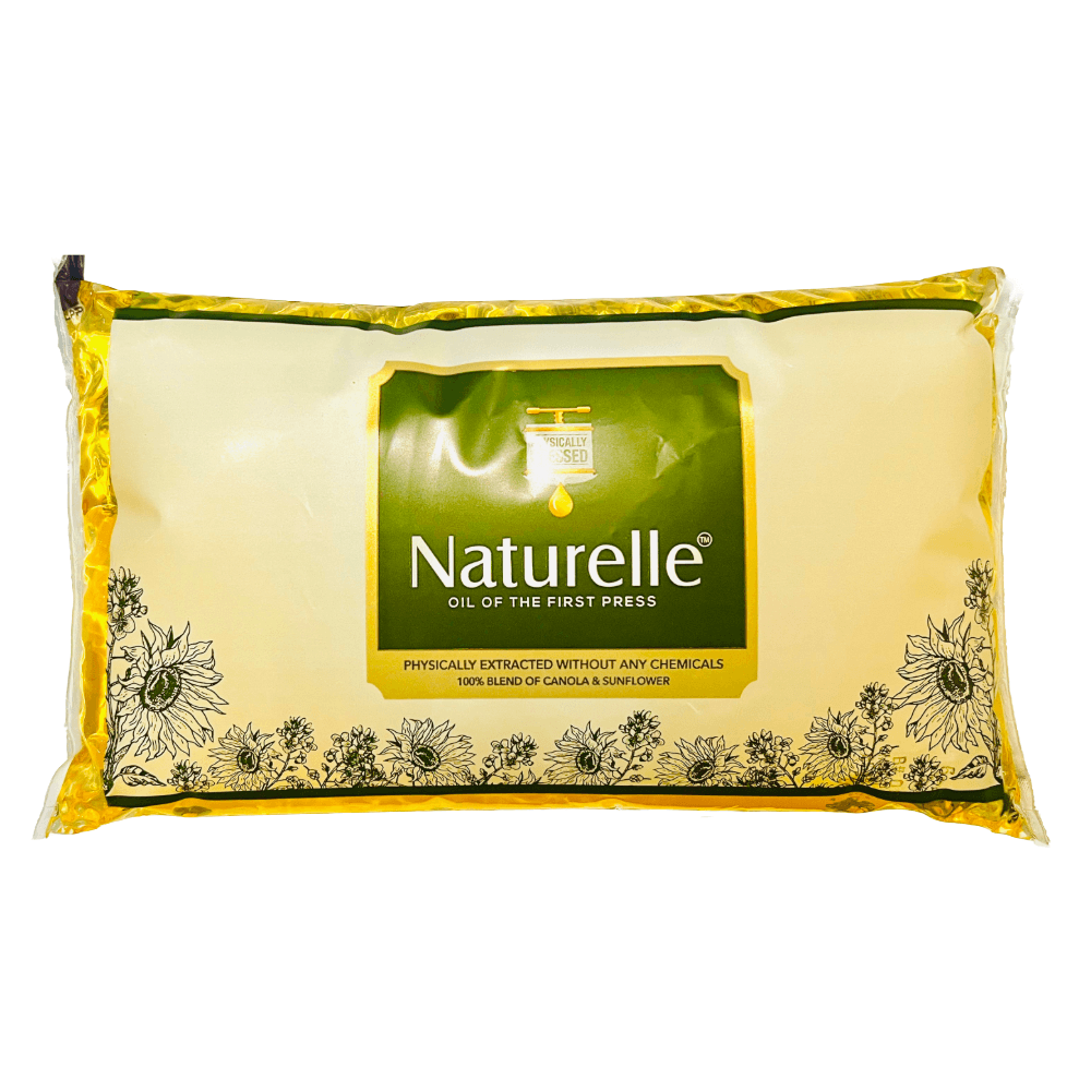 NATURELLE CANOLA & SUNFLOWER OIL 1LTR POUCH