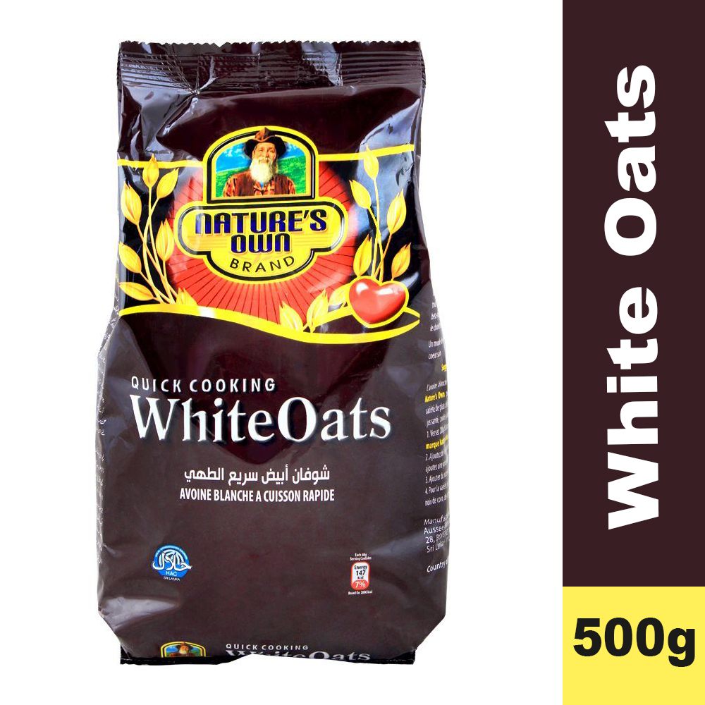 Nature's Own Brand White Oats (500g)