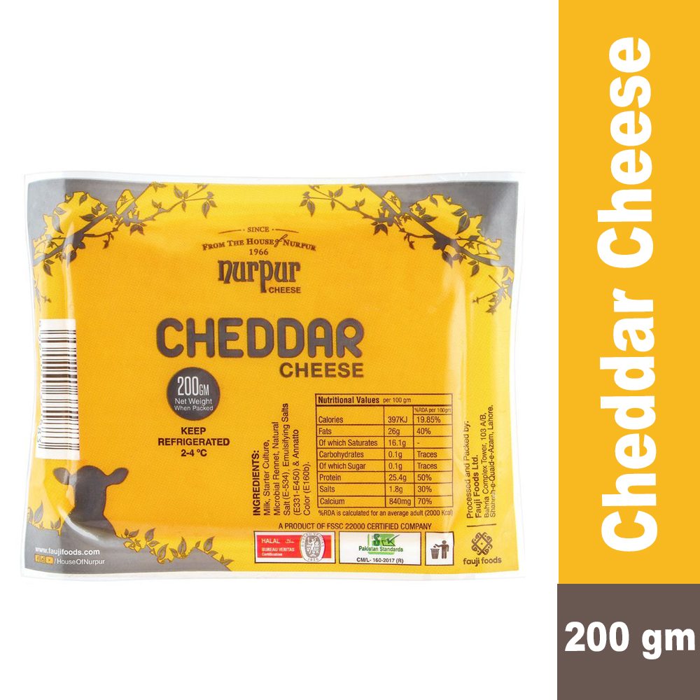 Buy Nurpur Cheddar Cheese (10 Slice) At Best Price GrocerApp