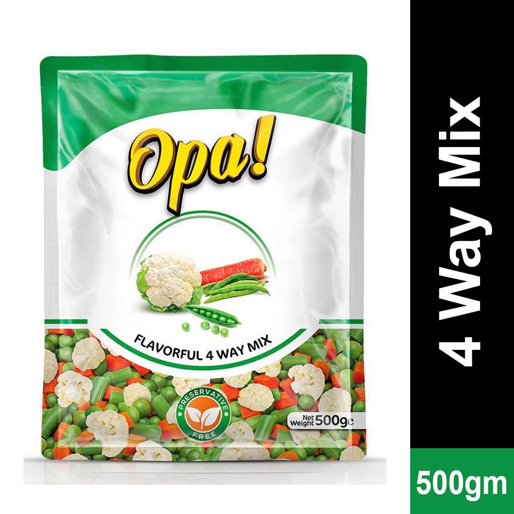 Buy Opa Flavorful 4 Way Mix Vegetables (Peas,Carrot,Green Beans