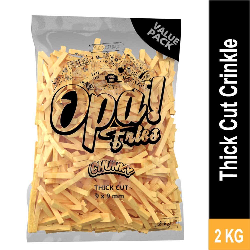 Buy Opa Fries Crinkle At Best Price GrocerApp