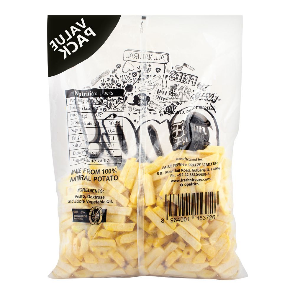 Buy Opa Fries Super Chunky 12*12 mm At Best Price GrocerApp