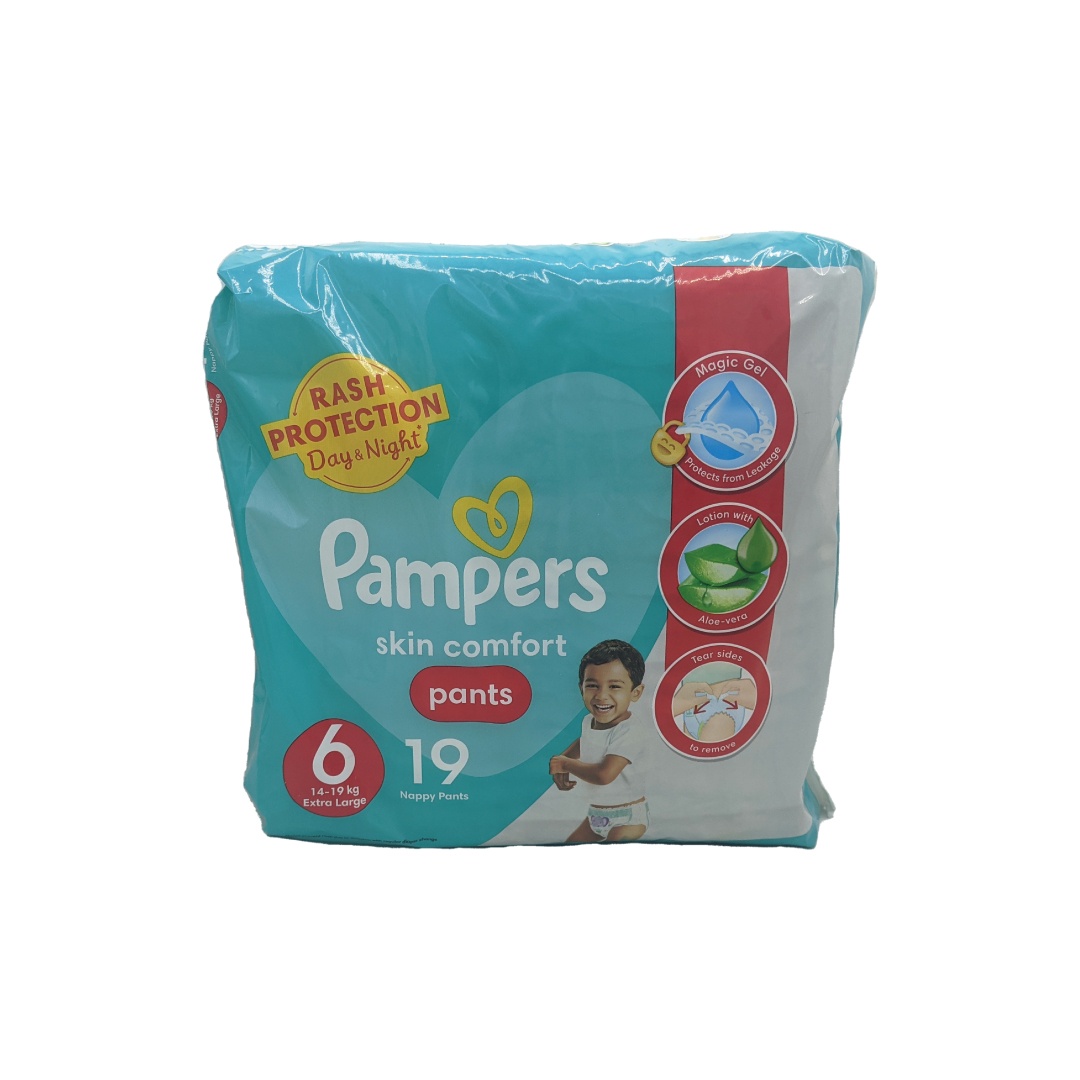 Buy Pamper skin comfort Pants Size 6 Extra Large (1419) kg At Best