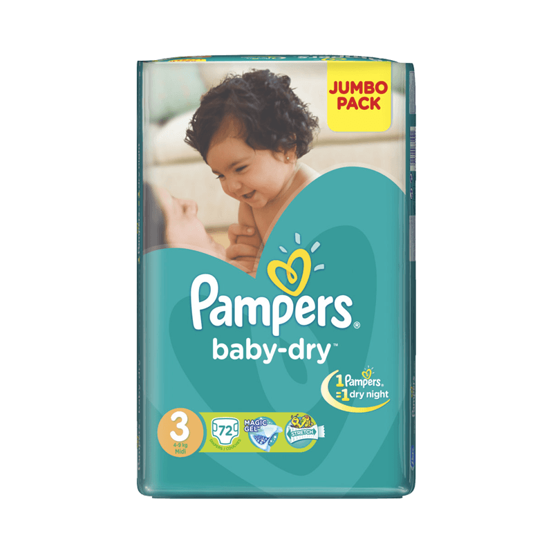 Buy Pampers Diaper Size 3 ( 6 10 ) Kg Diaper Size 3