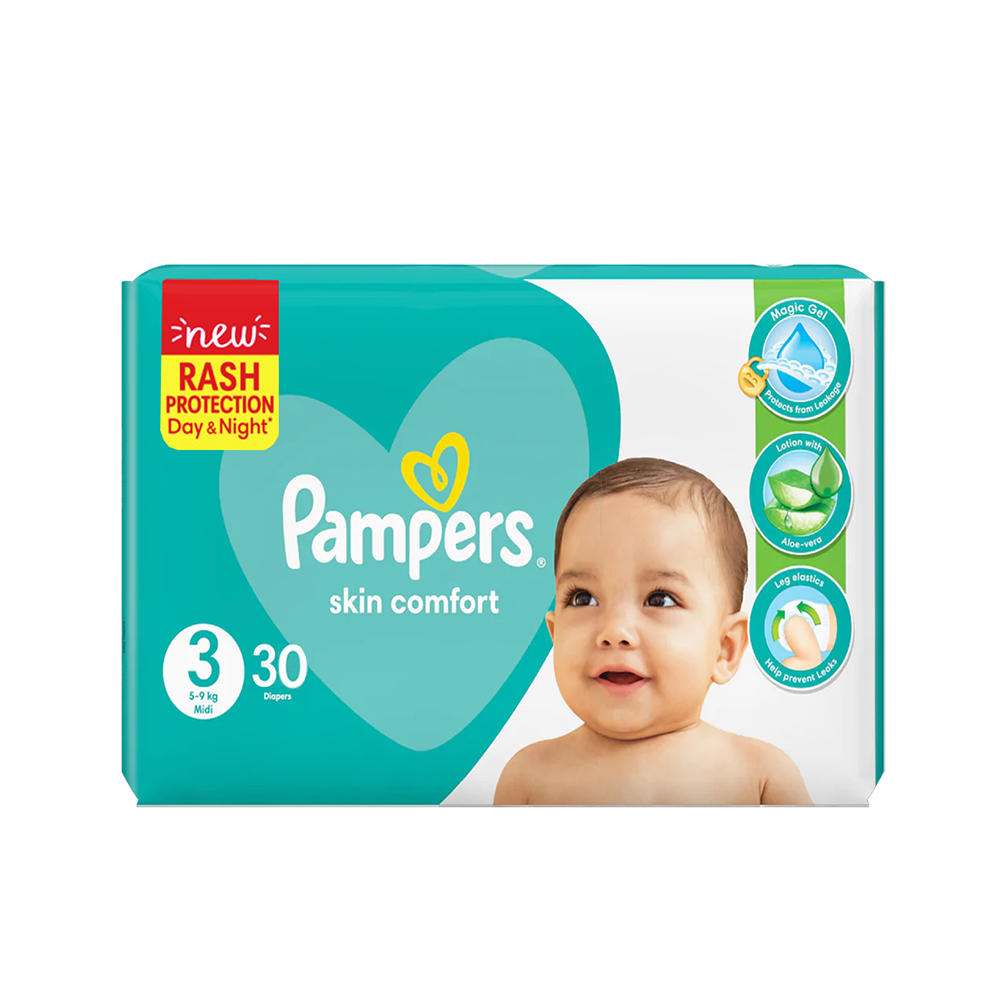 Buy Pampers Skin Comfort Diapers Size 3 (59kg) At Best Price GrocerApp