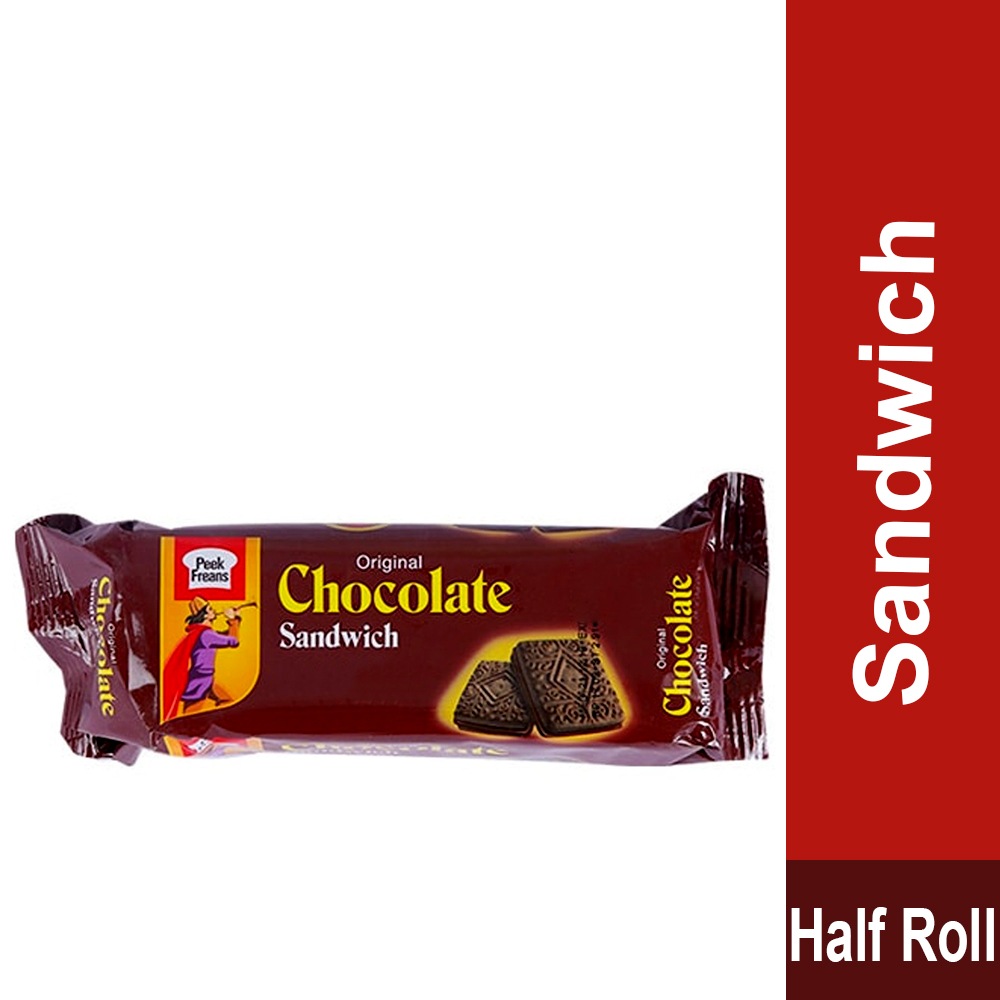 Buy Peek Freans Chocolate Sandwich Half Roll Rs 25 Biscuits & Cookies online GrocerApp