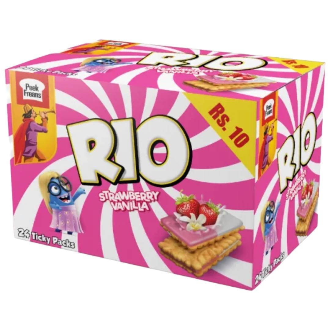 Peek Freans Rio Strawberry Vanilla Ticky Packs (24pcs)