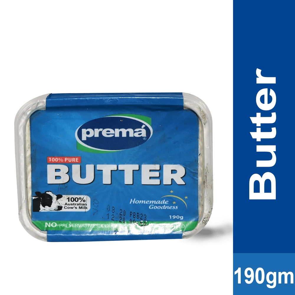 Prema Butter Unsalted 190 gm