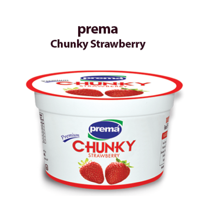 Buy Prema Chunky Strawberry Fruit Yogurt Yogurt & Lassi