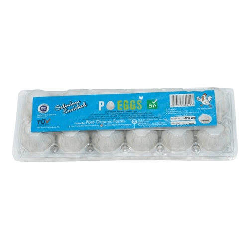 Pure Organic Selenium Enriched Eggs | Pack of 12 eggs