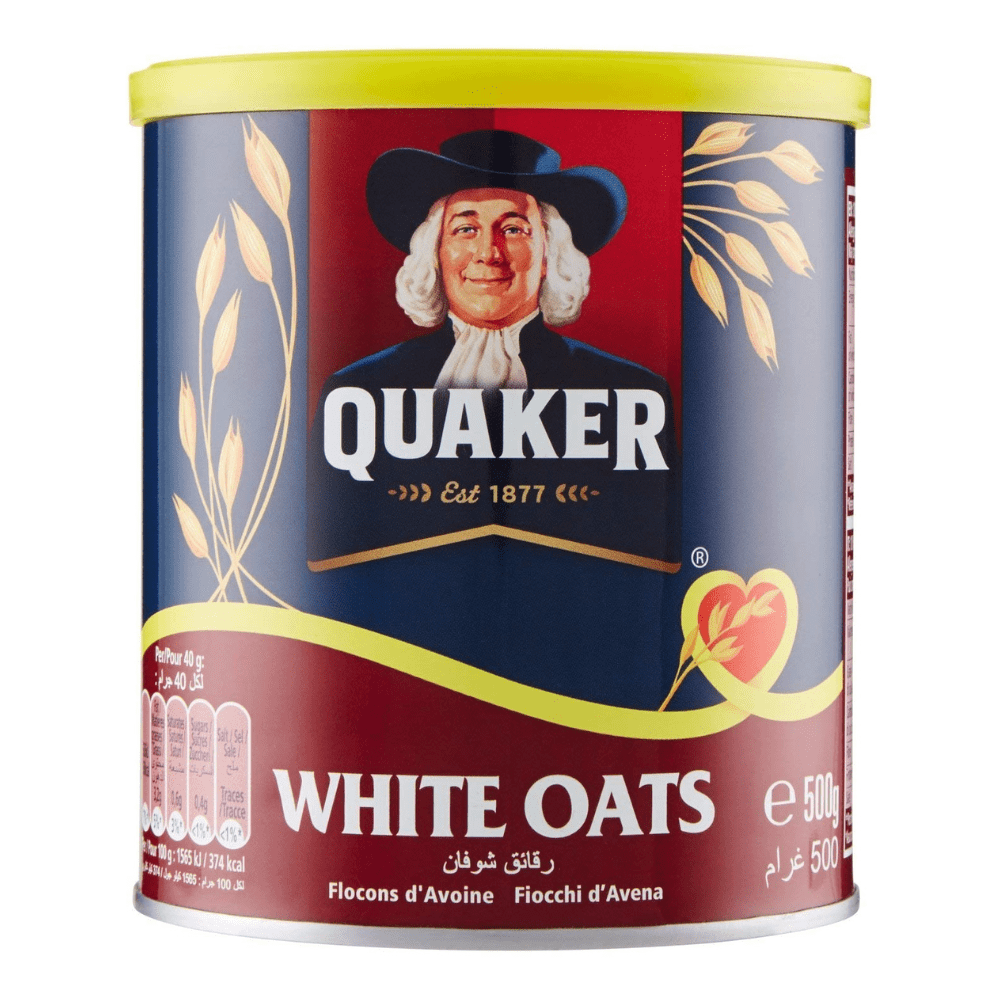 Quaker Quick Cook White Oats Tin (400g)