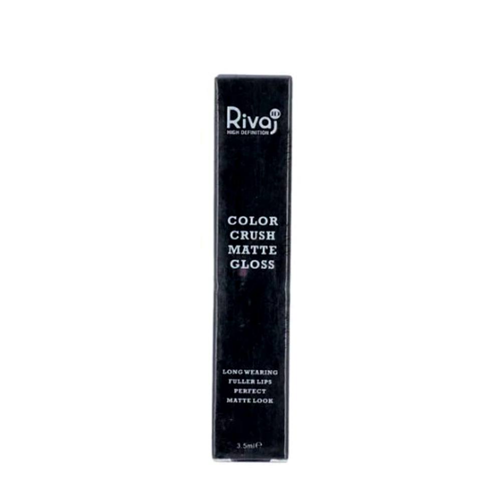 Rivaj HD Color Crush Matt Lip Gloss (Shade # 7,Light Burgundy) 3.5ml