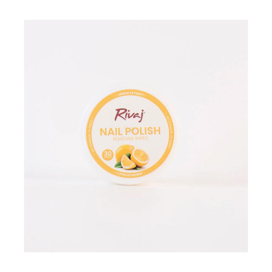 Buy Rivaj Nail Polish Remover Wipes Lemon 30pcs At Best Price GrocerApp