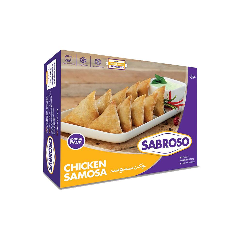 Buy Sabroso Chicken Samosa 25 Pieces (500g) At Best Price GrocerApp